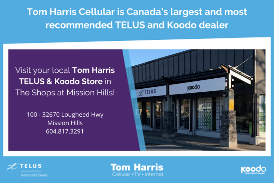 Holiday Shopping at Tom Harris TELUS & Koodo Store